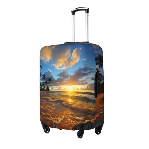 ocean beach Print Luggage Cover Suitcase Protector Anti-scratch Fits 18-32 Inch Trolley Case2