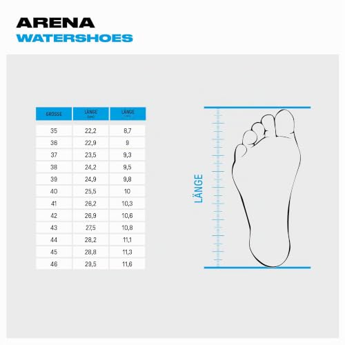 arena Unisex-Wassersocken mit Honigwabenmuster, Damen- und Herren-Badesocken, Schwimmsocken für Schnorcheln und Aquagym Damen/Herren… – Ansicht 6