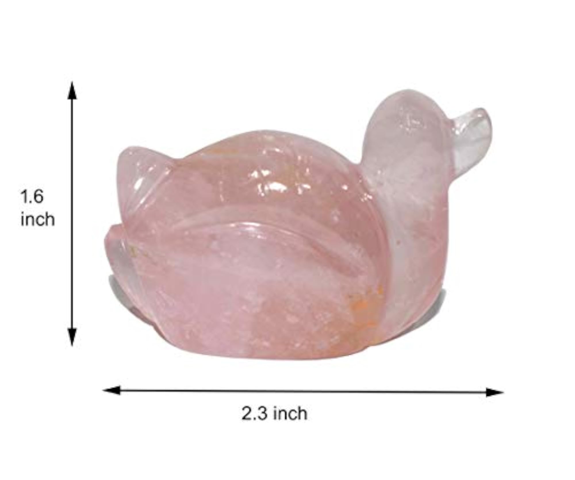 Rose Quartz Pyramid Healing Chakra Balancing Stone