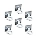 Scicalife 6Pcs Shower Gel Bottle Rack Adjustable Wall Suction Shampoo Dispenser Bottle Holder Wall Mounted Liquid Soap Bottle Hook Hanger for Kitchen Bathroom White