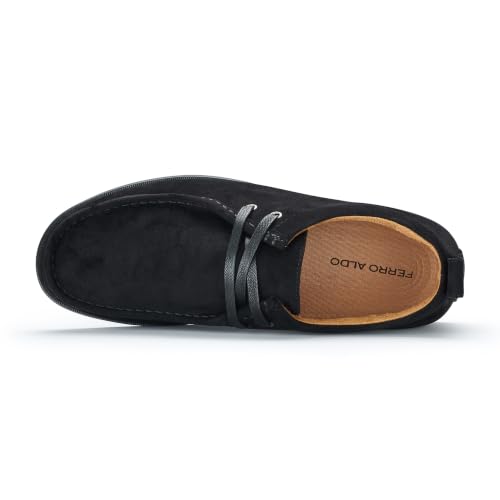 Image of Ferro Aldo Men's Dress Loafer Collection | Modern & Classic Slip-On Styles | Available in Suede, Woven, and Wholecut