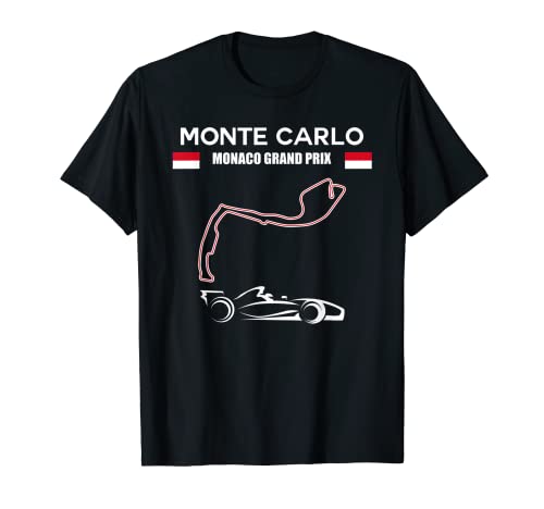 Monte Carlo Circuit Course Formule Voiture Monaco Grand Prix T-Shirt