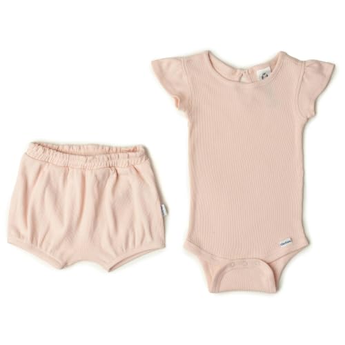 Image of Gerber Baby Girls' Bodysuit and Shorts Set