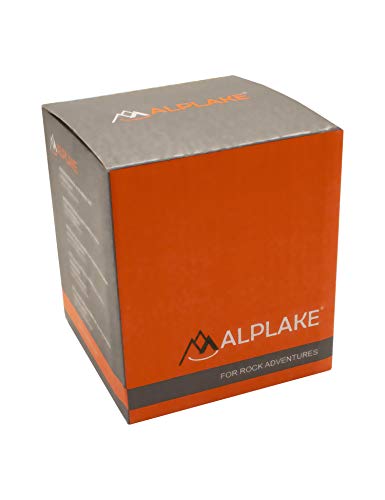 ALPLAKE® - Taza de acero inoxidable de doble pared, taza de metal, asa de mosquetón, 250 ml - Imagen 6