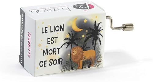 Fuzeau - Serinette - Boîte À Musique Avec Manivelle - Mélodie Le Lion Est Mort Ce Soir - Éveil Musical - Instrument Musique Simple Ludique - Pour Enfants Et Adultes Dès 3 Ans - Réf. 78142