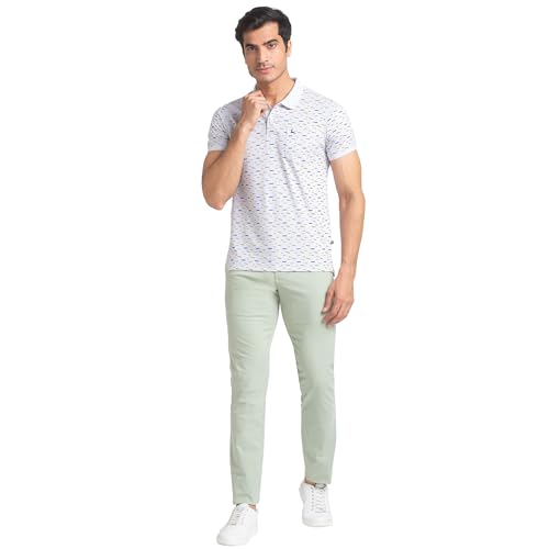 Image of Parx Regular Fit Dark Blue T-Shirt for Men