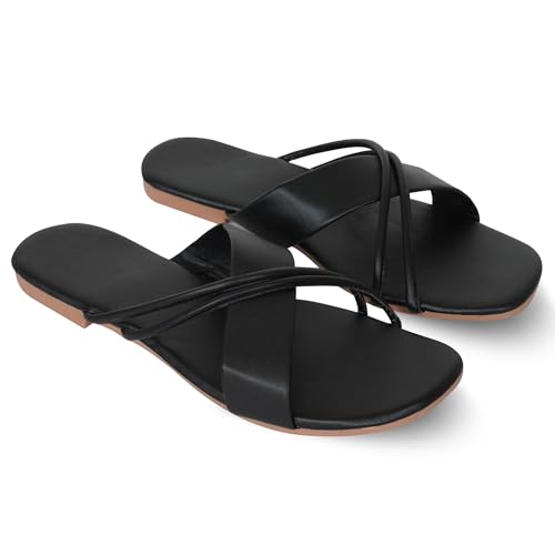 Image of Women's Lightweight Flip Flops | Comfortable Daily Wear Chappals | Soft Insole Slip-On Slippers for Girls & Women