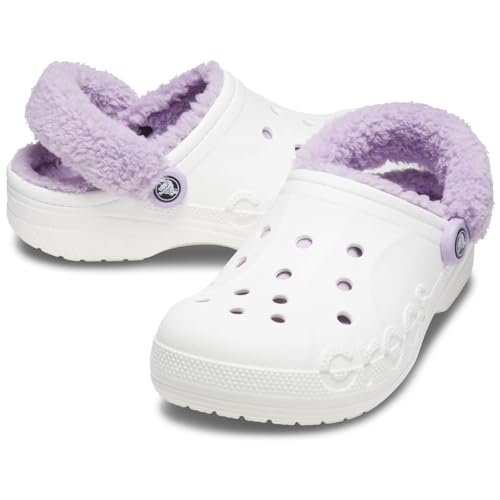 Crocs Unisex Adult Baya Lined Fuzz Strap Clogs3