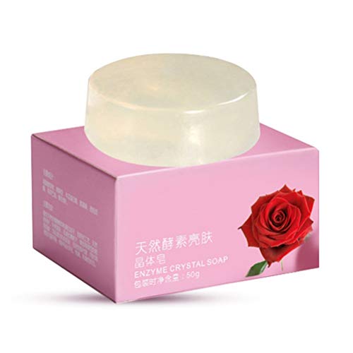 Ggdoo 50g Natural Active Enzyme Crystal Soap Private Body Soap Skin Lightening Soap Hand Soap