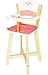 Award Winning Hape Babydoll Highchair Toddler Wooden Doll Play Furniture