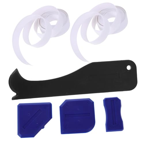 Angoily 6pezzi Strumenti Per Sigillatura e Finitura Di Giunti Utensile Per Rimozione Della Fuga Spatole Per Colle e Sigillanti Versatile Per Lavori Di Finitura Ceramica e Ristrutturazione