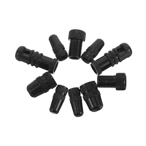 Tapas de Válvula de Neumático y Adaptadores de Vástago de Válvula para Bicicleta Aleación de Aluminio Set de 10 Piezas para Neumáticos y Tubos de Ciclismo