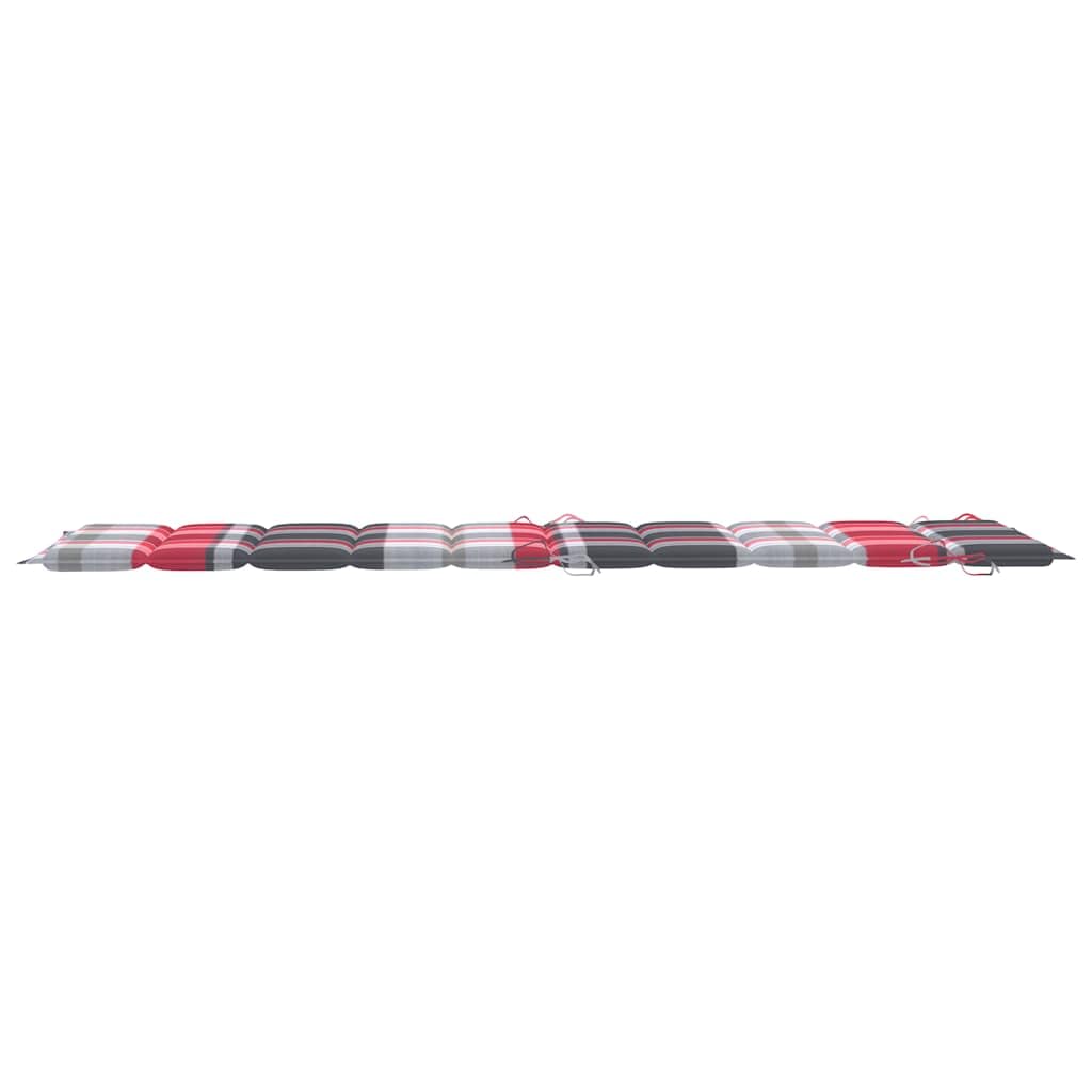 Set di 2 lettini prendisole in legno massello di acacia con cuscini, sedie pieghevoli per terrazza e giardino, impermeabili, portata fino a 110 kg