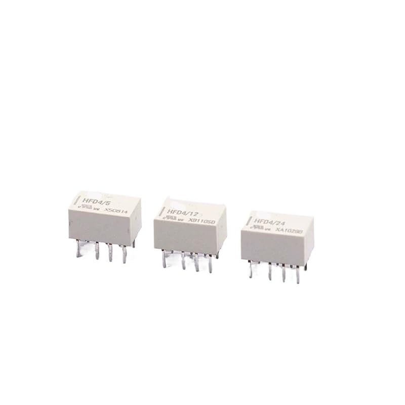 POWTAXBJGD 5PCS Relay HFD4/512 24VDC 2A 8-Pin Two-Group Conversion(5PCS HFD4-5V)