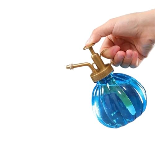 JHSDHYD Pulverizador Agua Regadera de 350 ml for plantas y flores, pulverizador for plantar suculentas, hervidor for jardín, herramientas pequeñas.(Blue)