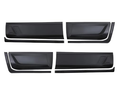 JinZDrive Car Double Cab Side Body Cladding Compatible with Nissan Navara Frontier 2021 2022 2023 Side Molding Guard Car Accessories 4PCS