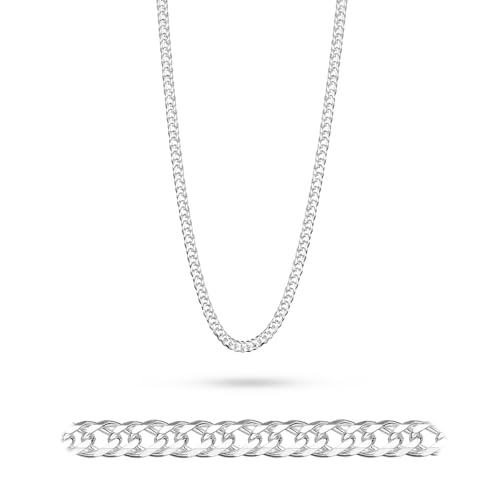 Chaîne argent 925 homme MARKO - Gourmette lourde 5,6 mm, cadeau idéal