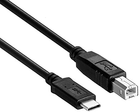 Multibao USB C Printer Cable 2M, USB Type C to USB 2.0 Type B Printer Scanner Cable Cord Compatible with Brother,HP,Lexmark, Dell, Xerox,Samsung etc