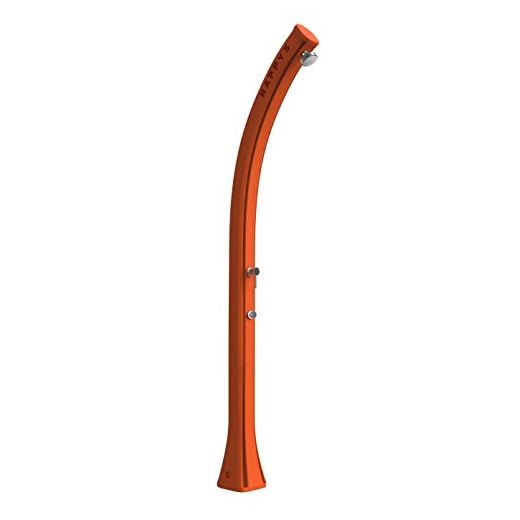 Arkema Design Ducha Solar Con Boton Temporizado; Ducha En Resina Happy Beach F560/2009 Naranja