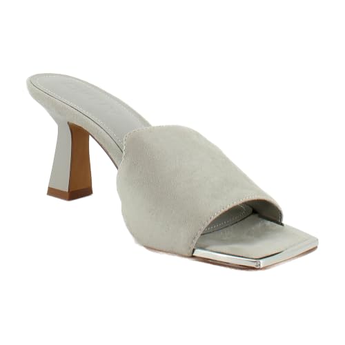 Image of DKNY Women's Kailyn Square Toe Heeled Sandal Mules | Casual Sandals