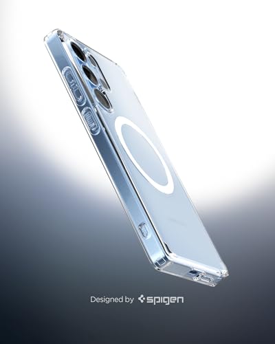 Image of Spigen Ultra Hybrid MagFit | Samsung Galaxy S25 Ultra Case [Transparent] [Magsafe] Galaxy S25 Ultra Back Cover | TPU+PC - Clear White