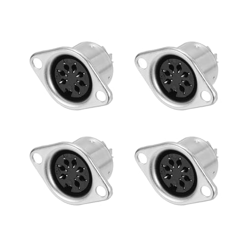 Conector DIN S-Video 7 pines Hembra Panel Pack 6 miniatura 1