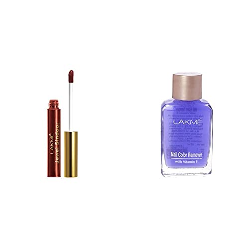 Image of Lakme Jewel Sindoor and Nail Color Remover (Maroon, 4.5ml, 27ml)