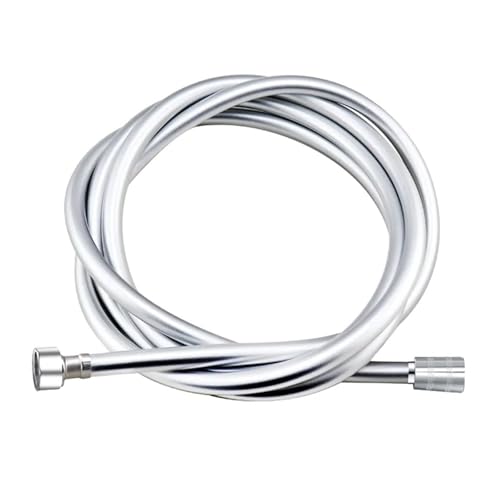 Manguera de ducha de silicona y PVC de 1,5/2,0 m, tubo flexible de alta presión, potente, multicapa, accesorios de baño(1.5M)