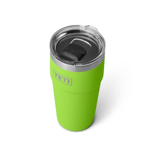 Image of YETI Rambler 20 oz Stackable Tumbler, Stainless Steel, Vacuum Insulated with MagSlider Lid