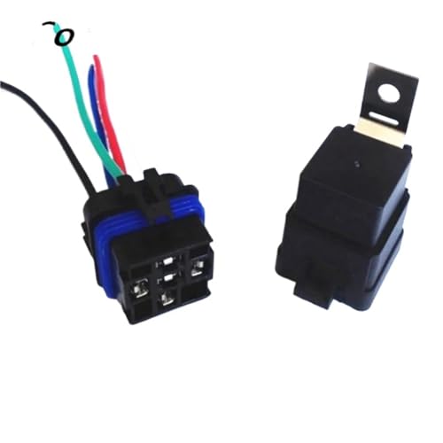 Relais automobile étanche silicone 12V 40A avec câblage NO NC durable - 3