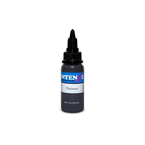 Intenze Tattoo Ink - Platinum - 1/2oz Bottle