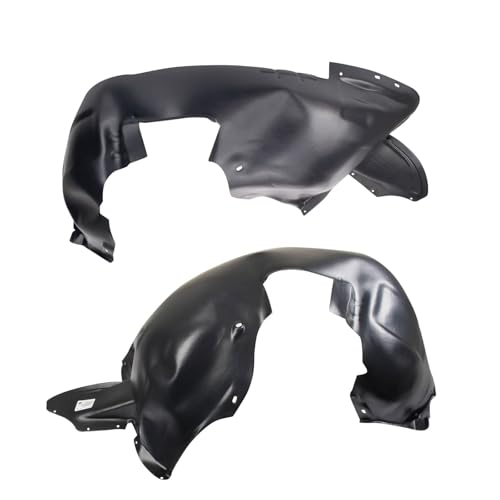 Image of TRQ Front Driver and Passenger Side Inner Fender Liner Set Compatible with 2011-2014 Volkswagen Jetta