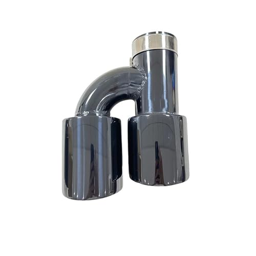 Silencieux d'échappement de type H 63mm-101mm à 4 orifices pour automobile