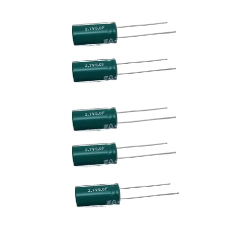 Super condensateur 2,7V 5,0F Farad à enroulement pour mini circuit électronique