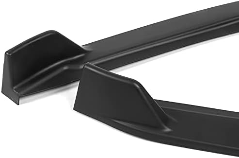 3PCS Front Bumper Body Spoiler Lip Fit for Compatible with 2019 2020 2021 Toyota Avalon STP-Style, Air-Dam-Chin-Diffuser, Trim Protection Spoiler (Unpainted Matt Black)