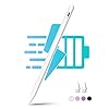 Lápiz óptico para iPad 2018-2025, 2 lápices de carga rápida, precisión perfecta para píxeles, sensibilidad de inclinación de rechazo de palma, lápiz activo para iPad 6/7/8/9/10, Mini 5/6, Air 3