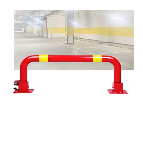 Bolardo de seguridad en forma de U con cerradura, bloqueador de estacionamiento de fácil instalación para protección de garaje y entrada