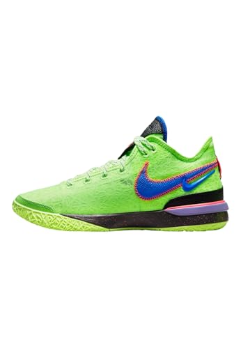 Nike Men's Zoom Lebron NXXT GEN Orewood Brown/Coral DR8784 100 (Ghost Green/Space Purple/Black/Racer Blue, US Footwear Size System, Adult, Men, Numeric, Medium, 9.5)