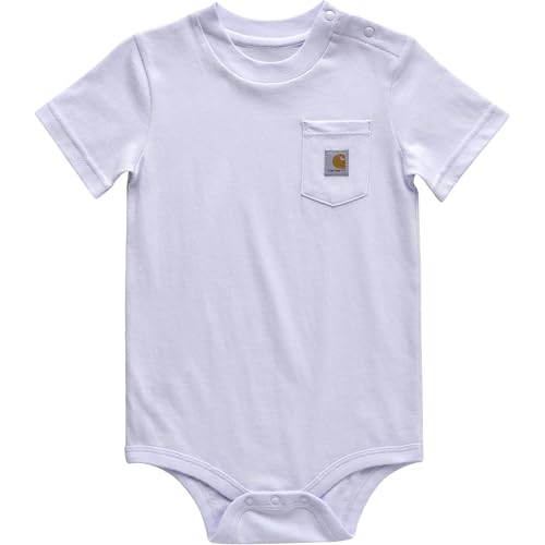Image of Carhartt Unisex Baby, Short-sleeve Bodysuit Pocket T-shirt
