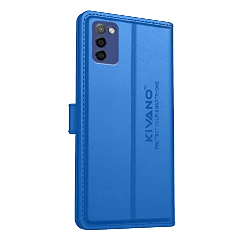 Image of KIVANO Compatible with Oppo A53s 5G / Oppo A16 Flip Cover | Leather Finish | Inside Pockets & Inbuilt Stand | Shockproof Wallet Style Magnetic Closure Back Cover Case