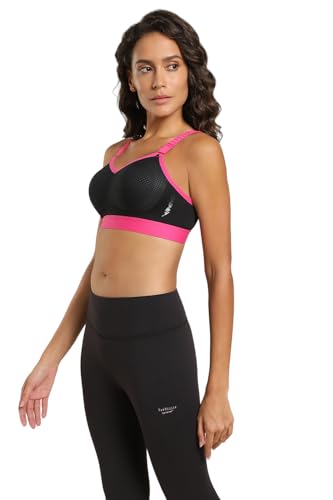 Image of Van Heusen Women Nylon Blend Wireless Non Padded High Impact Sports Bra -Anti Bacterial, Moisture Wicking