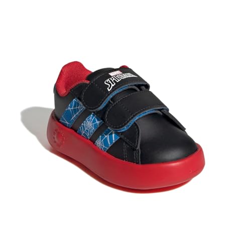 Adidas Baby-Boy's Marvel Grand Court Hook & Loop Sneaker