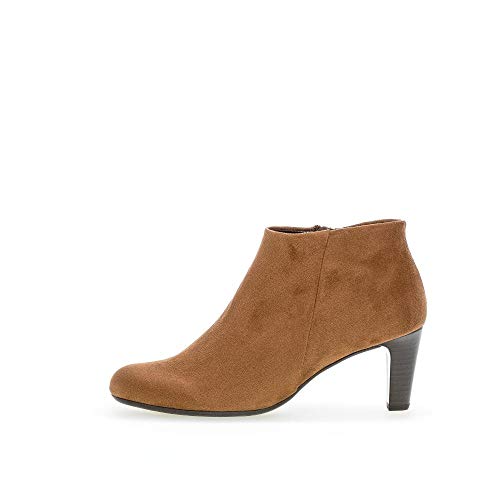 Gabor Damen Elegante Stiefeletten, Frauen Stiefeletten,Ankle Boots, Stiefel halbstiefel Bootie knöchelhoch reißverschluss,New Whisky,38 EU / 5 UK