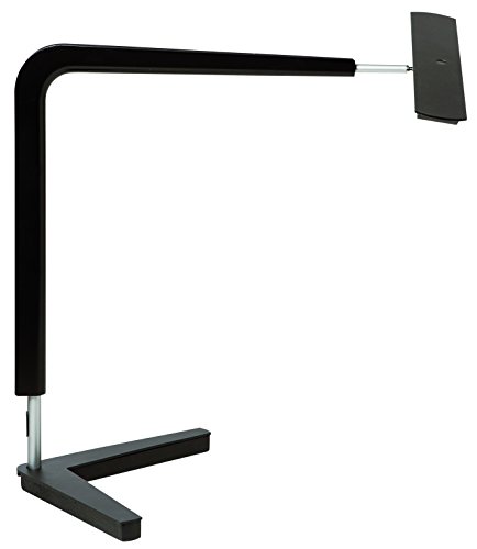 Preisvergleich Produktbild UNILUX 100340991 Ergolight Arbeitsplatzleuchte speziell für PC-Arbeitsplätze stufenlos dimmbar mit Timer- und Speicherfunktion Tischleuchte in schwarz