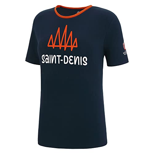 T-Shirt Rugby Saint-Denis World Cup 2023 Macron vêtement sport femme respirant