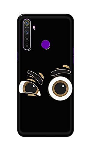 Image of PRINTFIDAA Funky Expression of Cartoon Eyes Printed Designer Hard Back Case Cover for Realme 5 / Realme 5s / Realme 5i / Realme Narzo 10 -(TY) MVN1004