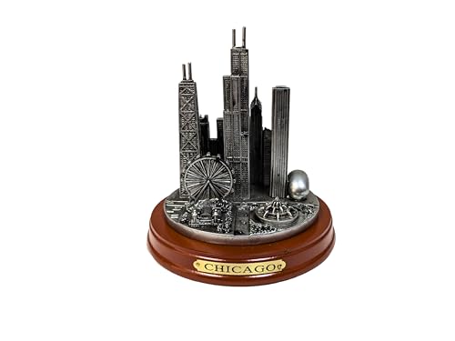 Chicago Pewter Paperweight