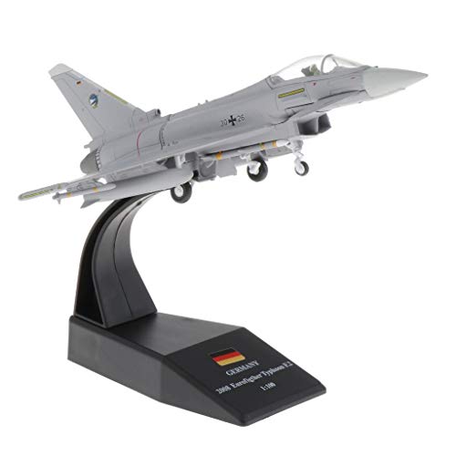 Avión de combate EF2000 militar 1/100 el regalo para coleccionistas 2