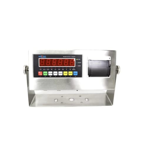 Indicador de Acero Inoxidable SL-7510-SS-P con Impresora miniatura 3