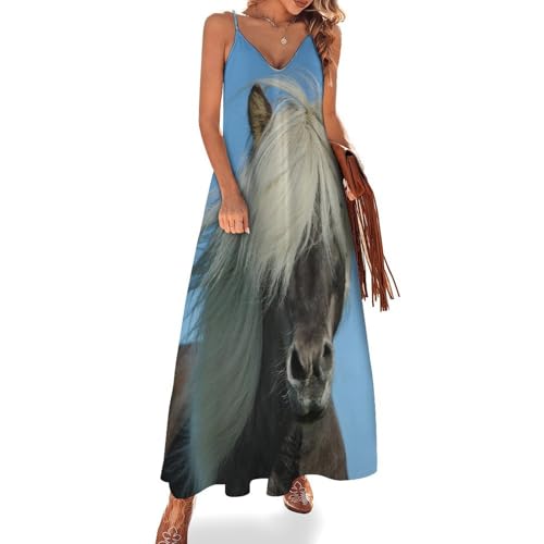 Robe longue femme ete pour voyages et journees farniente a la plage